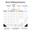 TF Publishing July 2025 - June 2026 Rainbow Blocks Large Desk Pad Monthly Blotter Calendar - 3 of 4