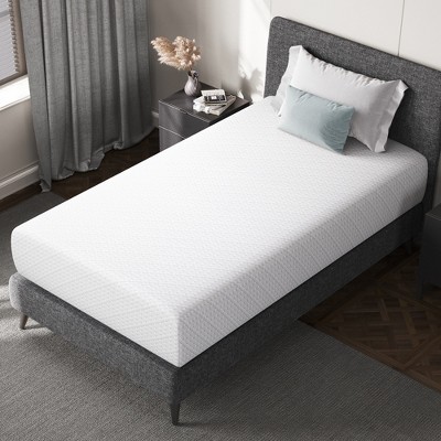 Yaheetech 12inch Gel-Infused Memory Foam Mattress with 3 Foam Layers for Bedrooms