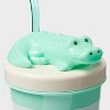 17 fl oz Tumbler with Figural Alligator Lid Green - Sun Squad™ - 3 of 3