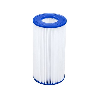 Bestway 12' x 30" Round Inflatable Stone Design Pool Set with Filter Pump