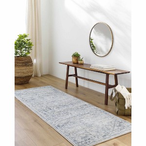 Hauteloom Embsay Teal Medallion Area Rug - 1 of 4