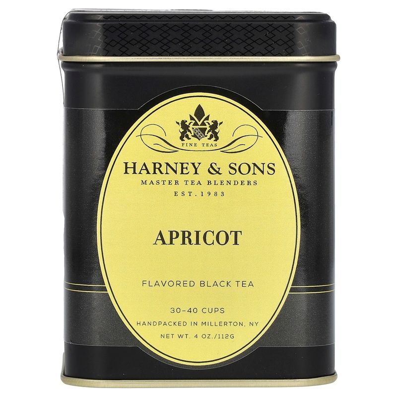 Harney & Sons Flavored Black Tea, Apricot, 4 oz (112 g), 1 of 3