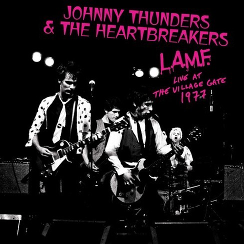 Johnny Thunders & Heartbreakers - L.A.M.F.  Live At The Village Gate 1977 - pink/black splatter (Vinyl) - image 1 of 1