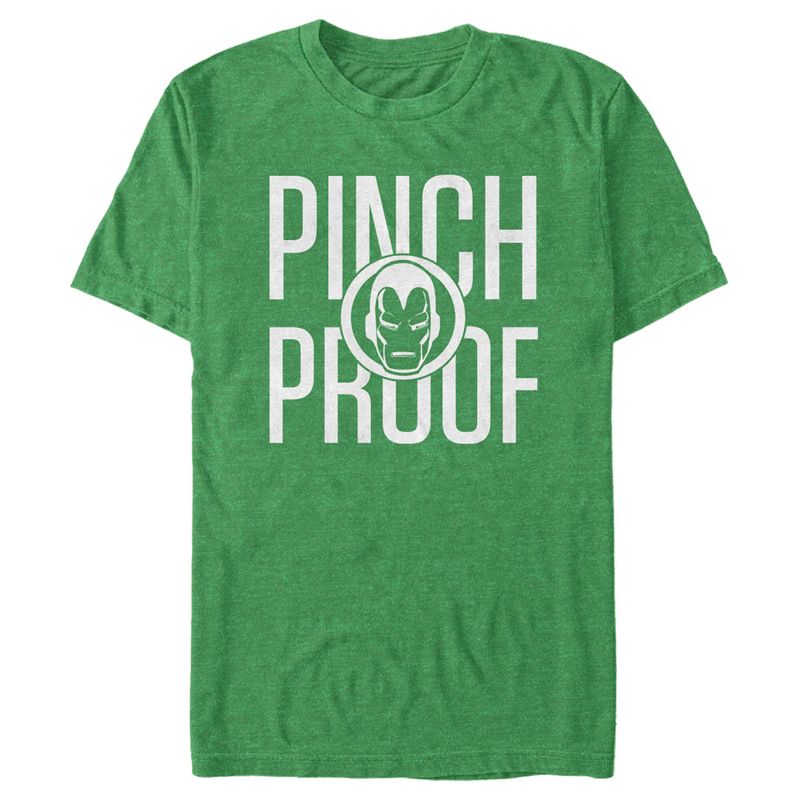 Men's Marvel St. Patrick's Day Iron Man Pinch Proof T-Shirt, 1 of 5