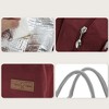 Unique Bargains Reusable Insulated Lunch Tote Bag with Large Capacity for Office Work Picnic Beach or Travel - 4 of 4