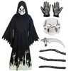 SYNCFUN Kids Glow in the Dark Deluxe Phantom Costume, Halloween Costume for Party - 4 of 4