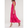 August Sky Women's Flutter Sleeve Smocked Midi Dress - 3 of 4