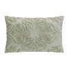 Rylee Collection Floral Design 100% Cotton Tufted Standard Pillow Sham - Better Trends - 3 of 4