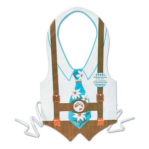Beistle Plastic Oktoberfest Vest, (3/Pkg) Multicolored - 1 of 1