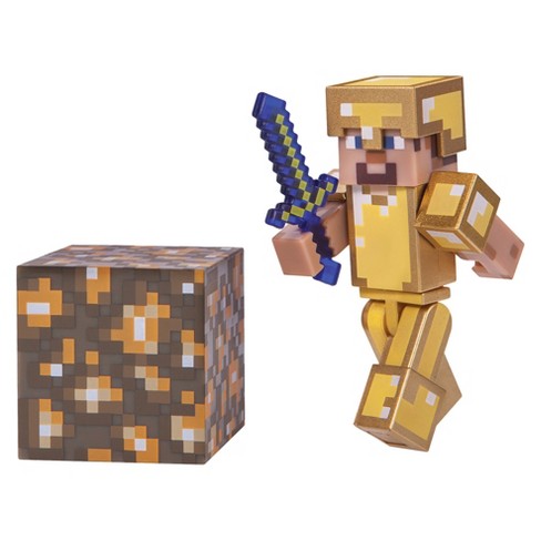 Minecraft Steve In Gold Armour