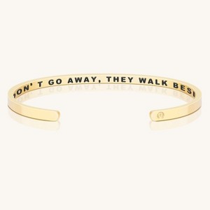 Mantra Jewelry - Those We Love Don’t Go Away, They Walk Beside Us Every Day - 1 of 4