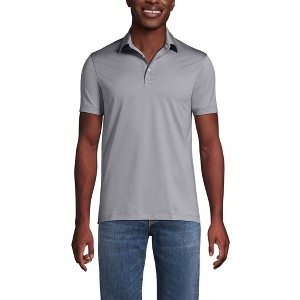 Lands' End School Uniform Men's Rapid Dry Short Sleeve Modern Fit Polo - 1 of 3