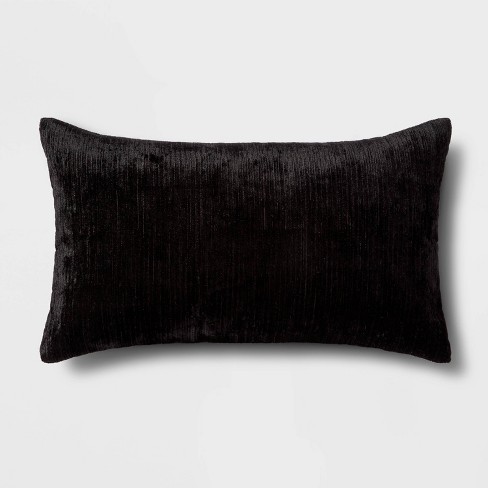 Pillow - 25 x 12 in. lumbar in Black