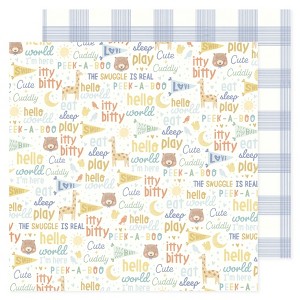 American Crafts Patterned Double-Sided Cardstock 12"X12" - 1 of 2