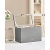 Stackable Jewelry Trays, 4-Tier Accessory Organizer,  Removable Dividers for Vanity Table - 3 of 4