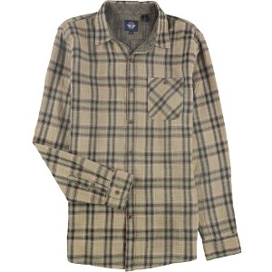 Dockers Mens Double Weave Plaid Button Up Shirt - 1 of 1