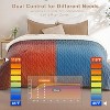 Soft flannel electric blanket with 6 heating levels and 4 hours auto shut-off, 4 hours time setting, ETL certified electric lap blanket - 4 of 4