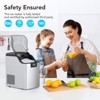 Nugget Ice Maker ¨C Stainless Steel Countertop Ice Machine, 44 lbs/24H Capacity with 3 Qt Water Reservoir - 3 of 4