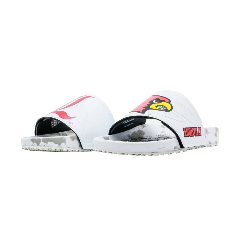 NCAA Louisville Cardinals Slydr Pro White Sandals - White, 4 of 8