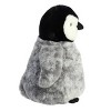 Aurora Medium Pippy Penguin Holiday Festive Stuffed Animal Gray 11" - 3 of 4