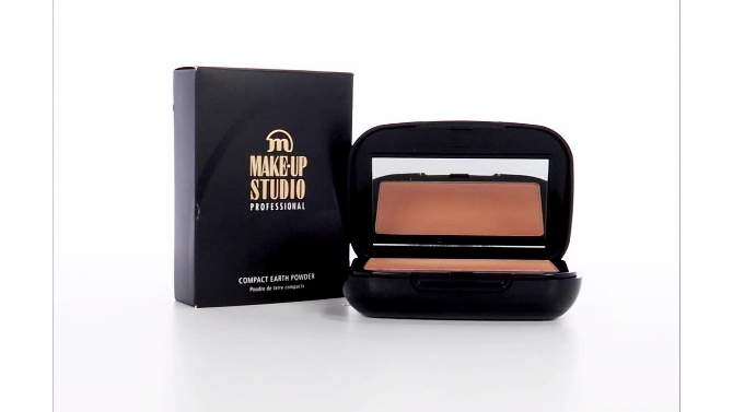 Compact Earth Powder - M1 Fair to Light by Make-Up Studio for Women - 0.39 oz Powder, 2 of 8, play video