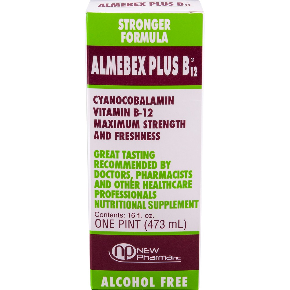 Photos - Vitamins & Minerals Almebex Plus Vitamin B12 Liquid - 16 fl oz