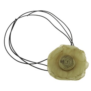 Unique Bargains Dried Rose Pattern Adjustable choker necklace Wrap around wrist bracelet 1 Pc - 1 of 4