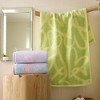 REGALWOVEN Pure Cotton Soft Absorbent Heart Love Pattern Bathroom Decorative Hand Towel 13 x 29 Inch - 3 of 4