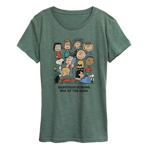 Women's - Peanuts - One Of The Gang Short Sleeve Graphic T-Shirt - 1 of 4