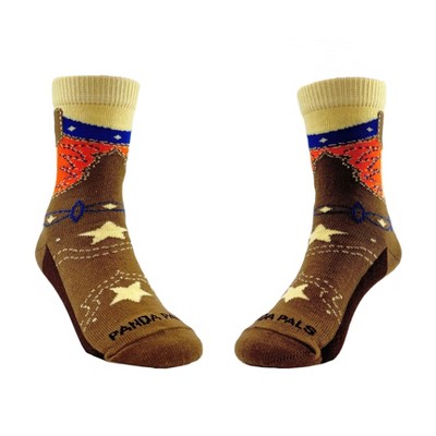 Western Boot Socks - Small (Age 3-5) from the Sock Panda