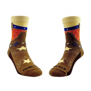 Western Boot Socks - Small (Age 3-5) from the Sock Panda - 1 of 4