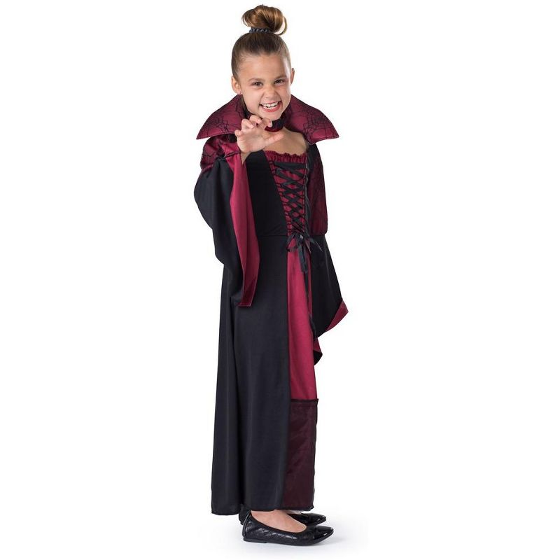 Dress Up America Vampiress Costume for Toddler Girls, 3 of 5