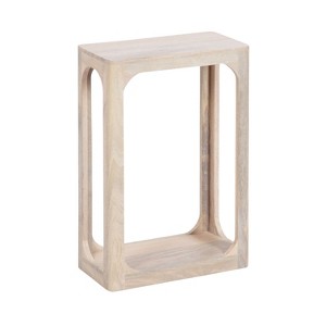 Kate and Laurel Dahl Wood Slim Side Table - 1 of 4