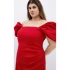 Women's Plus Size DRESS ELYSE - Tango Red | CITY CHIC - 2 of 4