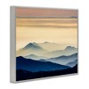 Stupell Industries Layered Foggy Sunrise Mountain Peaks Radiant Glow Framed Giclee Art - 2 of 4