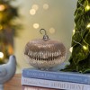 NAYSAYE Glass Mercury Pumpkin Ornament Holiday Decor for Fall Harvest Festival Thanksgiving Tabletop Display, Silver, 8"*8"*7.5" - 3 of 4