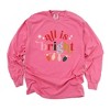 Simply Sage Market Women's All Is Bright Christmas Lights Long Sleeve Garment Dyed Tee - 2 of 4