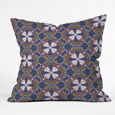 16"x16" Sunshine Canteen Apache Geometric Pattern Throw Pillow Gray - society6