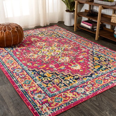 Brooklyn Geometric Medallion Area Rug  - JONATHAN Y