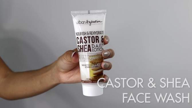 Urban Hydration Nourish and Hydrate Castor and Shea Daily Face Lotion - 4 fl oz, 2 of 6, play video