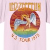 Led Zeppelin U.S. Tour 1975 Crew Neck Short Sleeve Men's T-shirt - 2 of 3