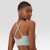 Hanes Originals Women's SuperSoft Longline Triangle Bra MHOT10 - 4 of 4
