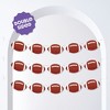 Big Dot of Happiness Football Garland Banner, The Big Game or Birthday Decorations Backdrop, 30 Feet of Cord, 15 Paper Football Shapes Double-Sided - 2 of 4