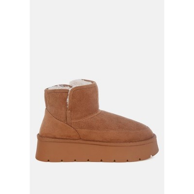 Chunky Heeled Snow Womens Boot