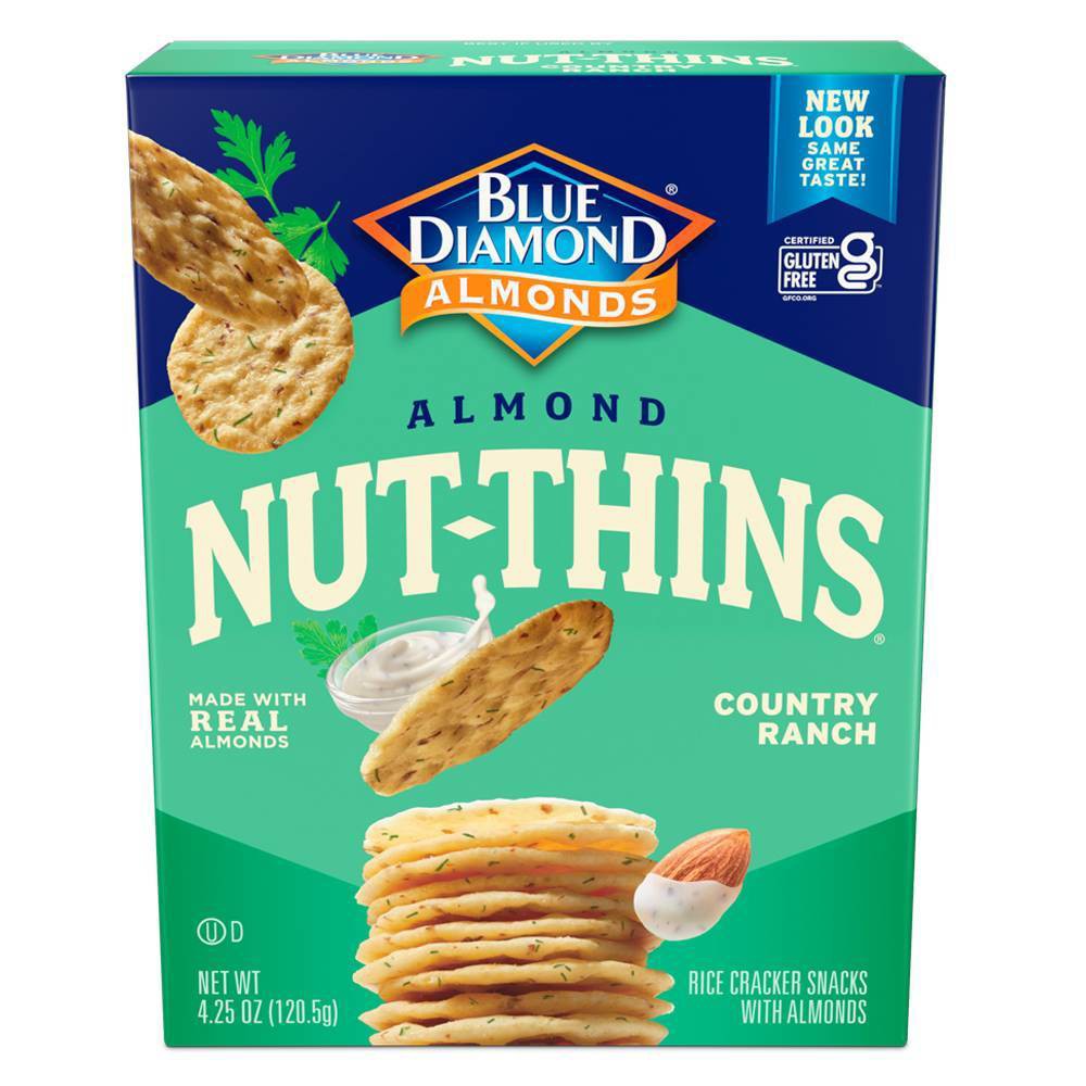 UPC 041570054048 product image for Blue Diamond Almonds Nut Thins Cookie Country Ranch - 4.25oz | upcitemdb.com