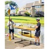 Kayak Storage Rack for 2-6 Kayaks Freestanding Kayak Rack for Outdoor Storage with Movable Wheels,Heavy-Duty Steel Kayak Hanger Holder with Straps - 2 of 4