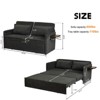 NicBex 3-in-1 Convertible Chair/Floor Bed - Sofa to Sleeper with Charging Tray Table, Fabric Upholstery - 3 of 4