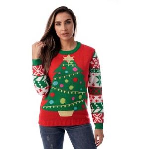 #followme Womens Ugly Christmas Sweater - Sweaters for Women - 1 of 2