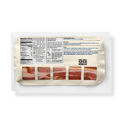 No Sugar Thick Cut Uncured Bacon - 12oz - Good & Gather™