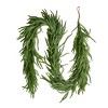 Faux Norfolk Christmas Garland 6Ft Artificial Greenery Xmas Decor for Fireplace - 4 of 4